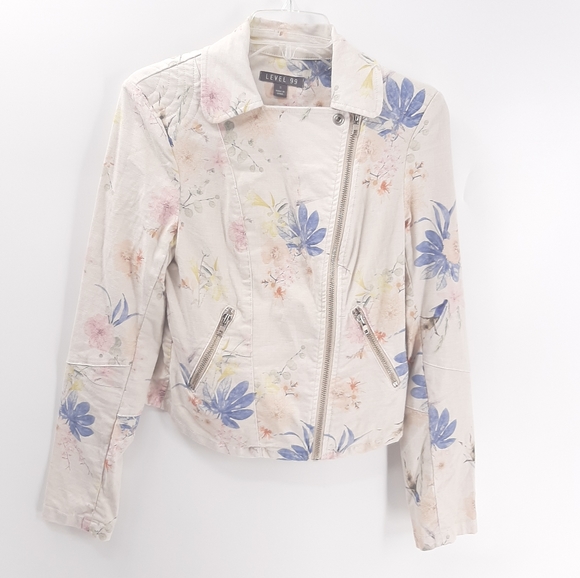 Level 99 Brooklyn Floral Moto Jacket small - Picture 3 of 12